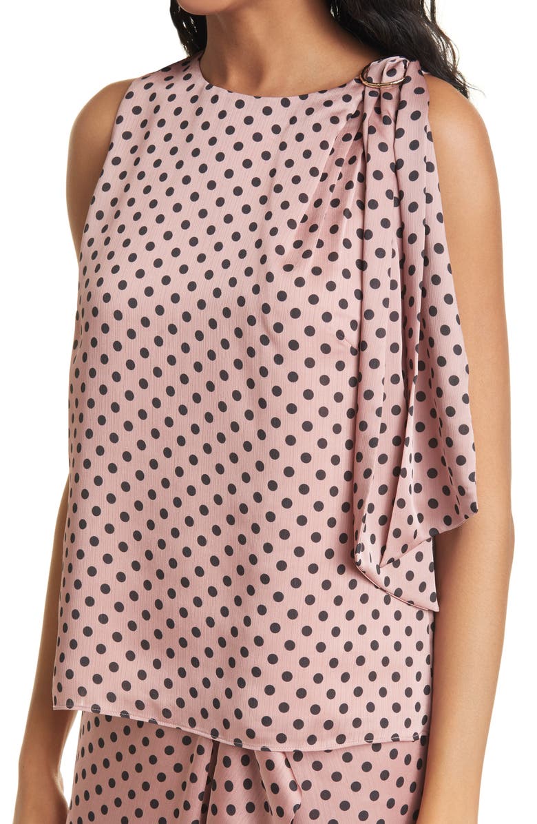 Ted Baker London Samant Polka Dot Top, Alternate, color,