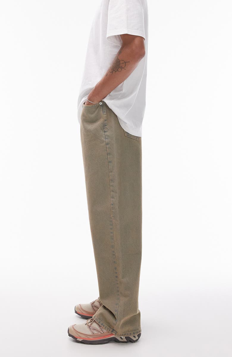 Topman Wide Leg Jeans, Alternate, color,