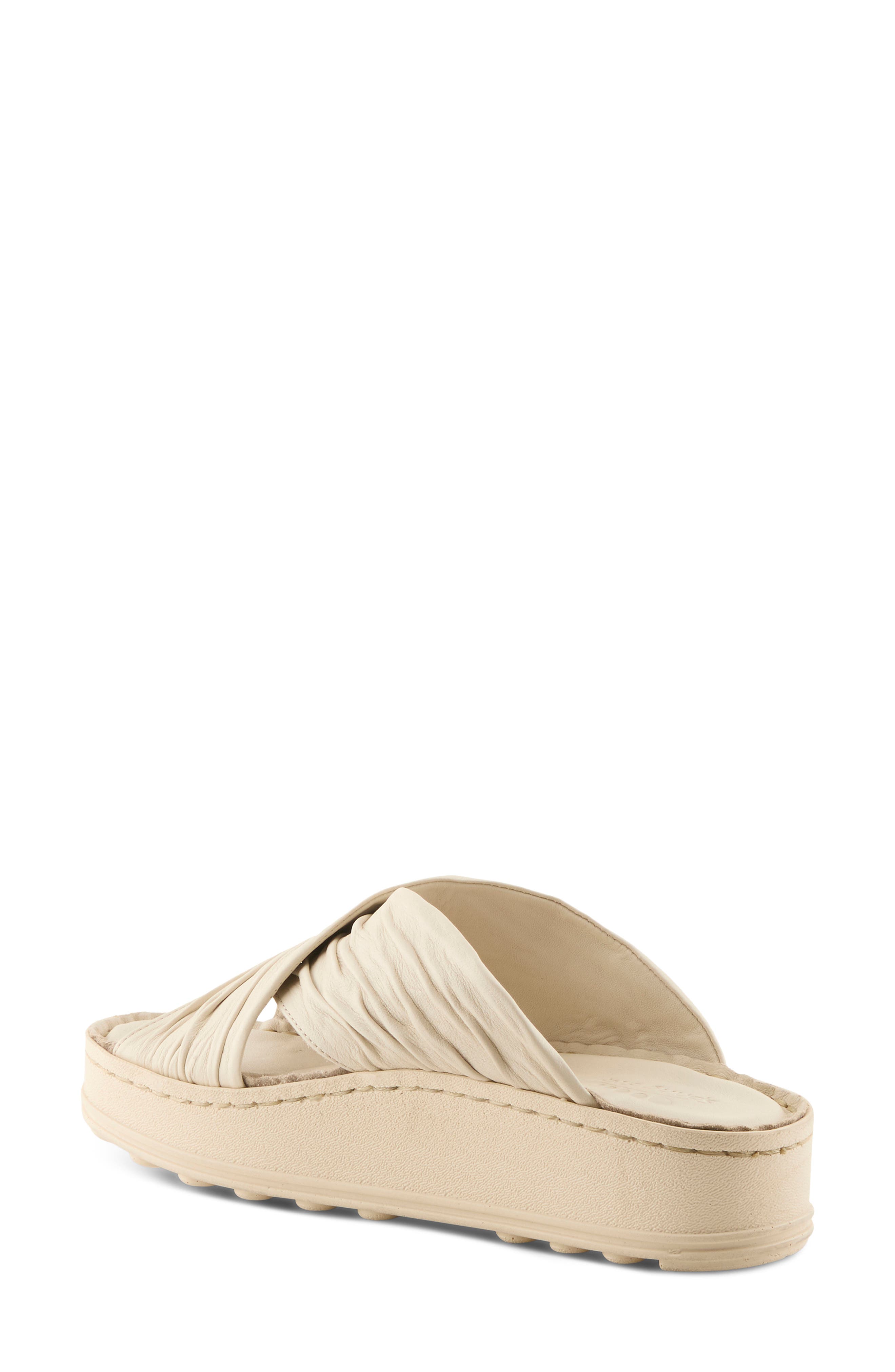 Majorelle Platform Sandal, Alternate, color, OFF WHITE