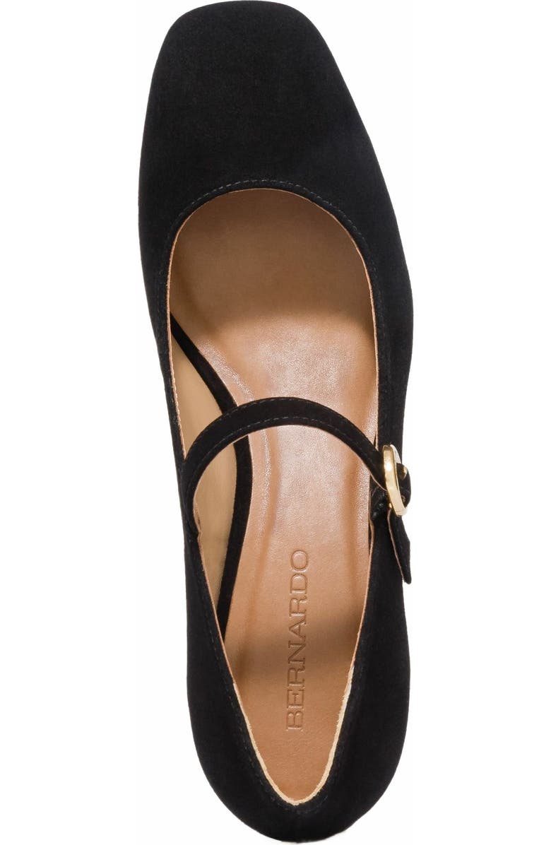 Bernardo Footwear Ancona Block Heel Mary Jane, Alternate, color, Black
