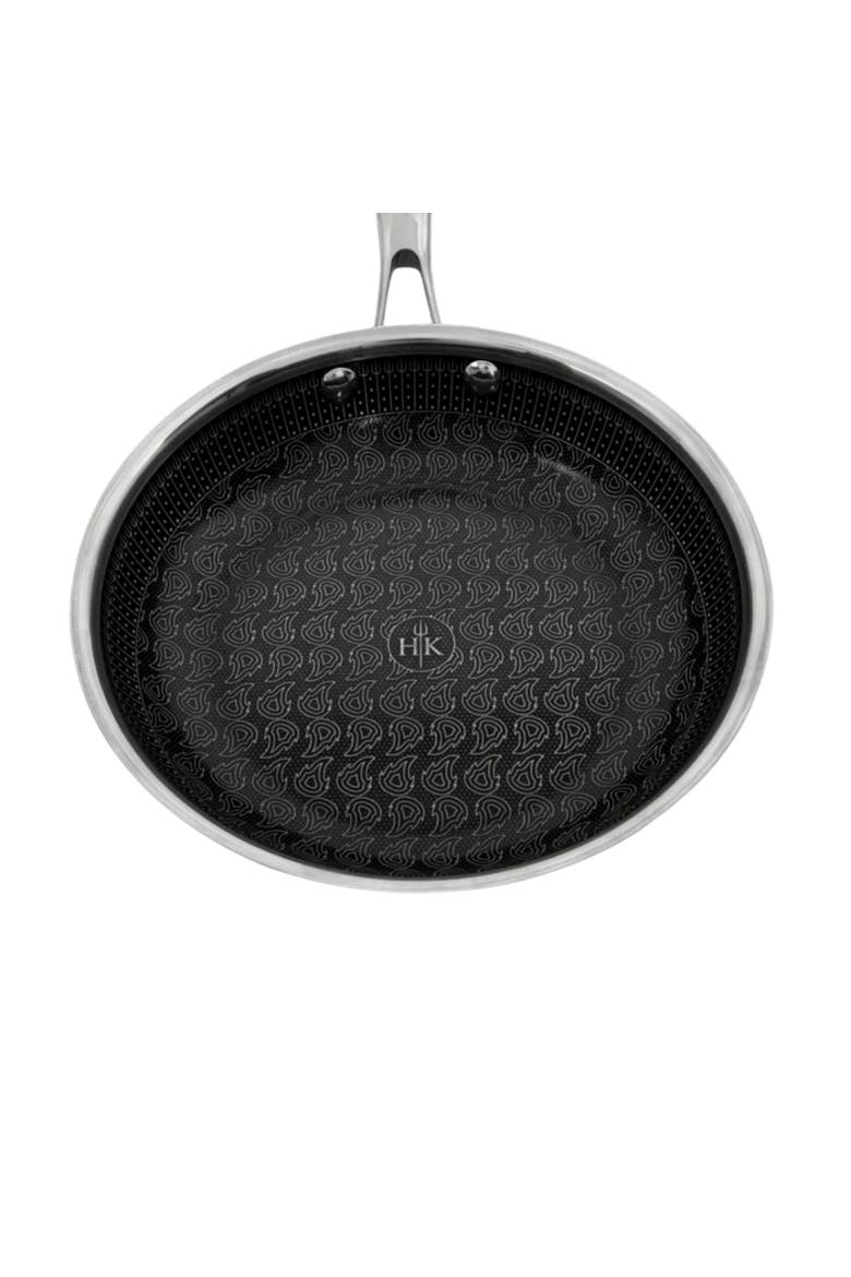 Tri-Clad SS Hybrid 8" Frying Pan, Alternate, color, Black/SS