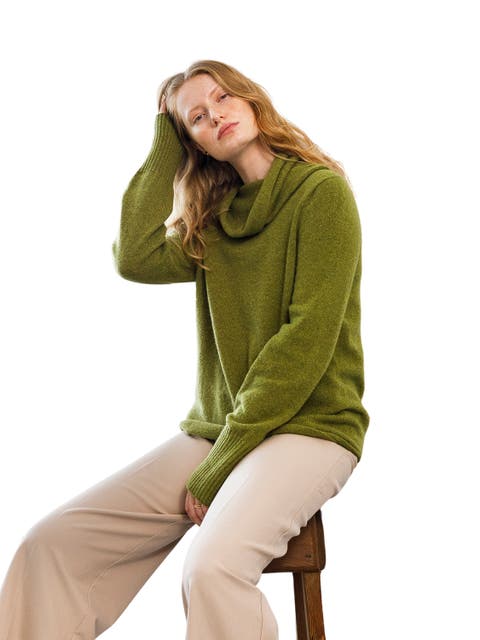 Supersoft Slouchy Cowl Neck Sweater