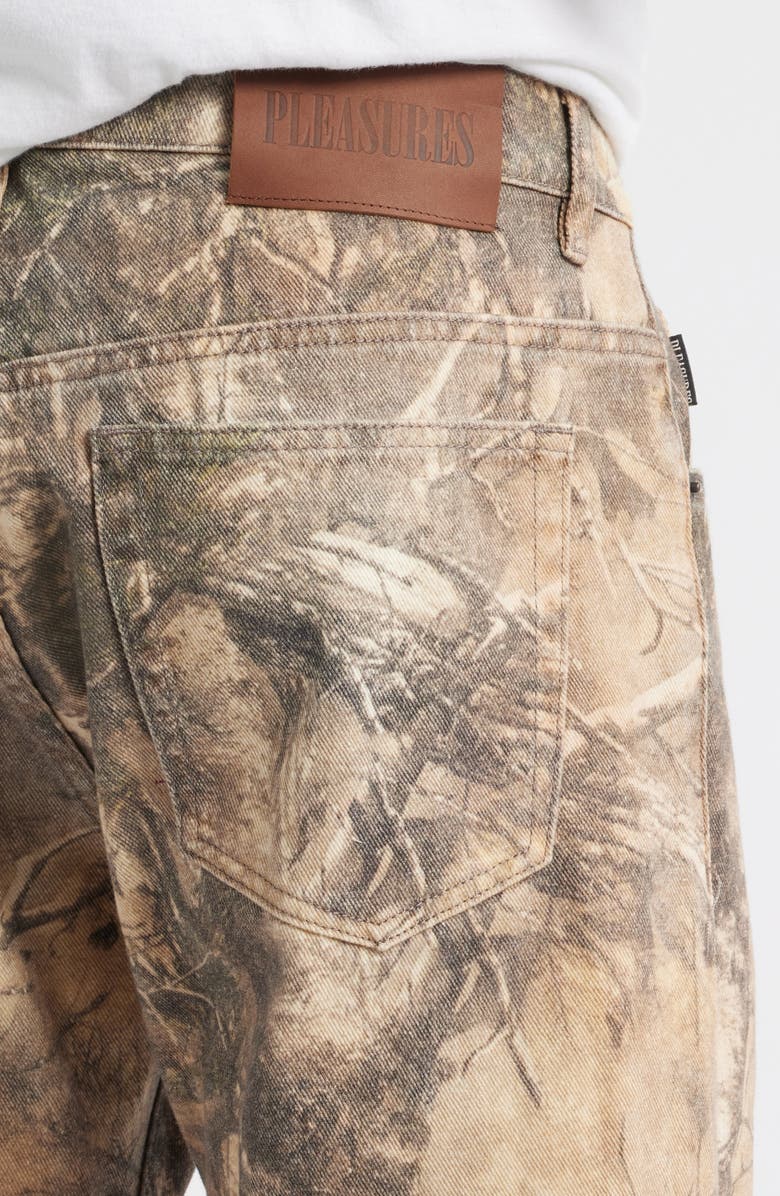 PLEASURES x Realtree Hendrix Flared Jeans, Alternate, color, Brown Tree