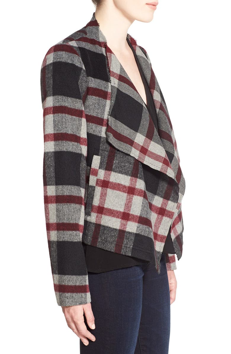 cupcakes and cashmere 'Alta' Plaid Jacket, Alternate, color, 