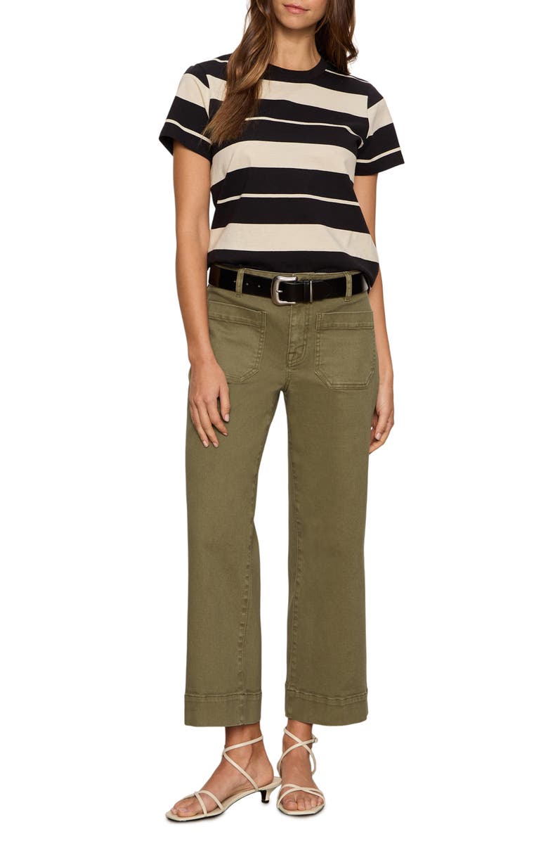 Sanctuary Timeless Stripe Organic Cotton T-Shirt, Alternate, color, Vanilla White