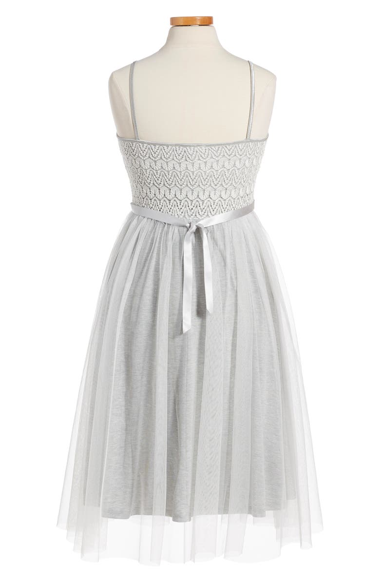 Ruby & Bloom Crochet Ballet Dress, Main, color, 