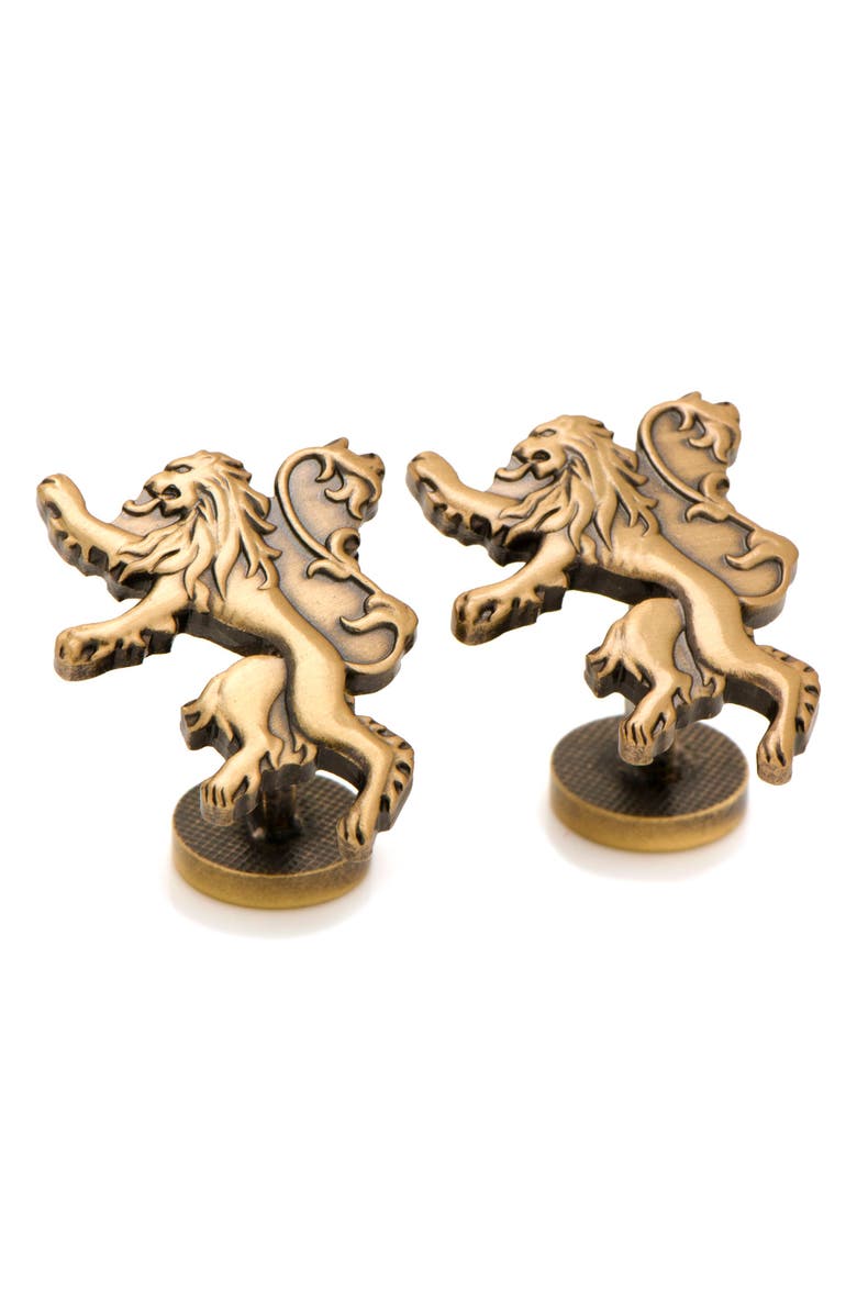 Cufflinks, Inc. Lannister Lion Cuff Links, Main, color, 