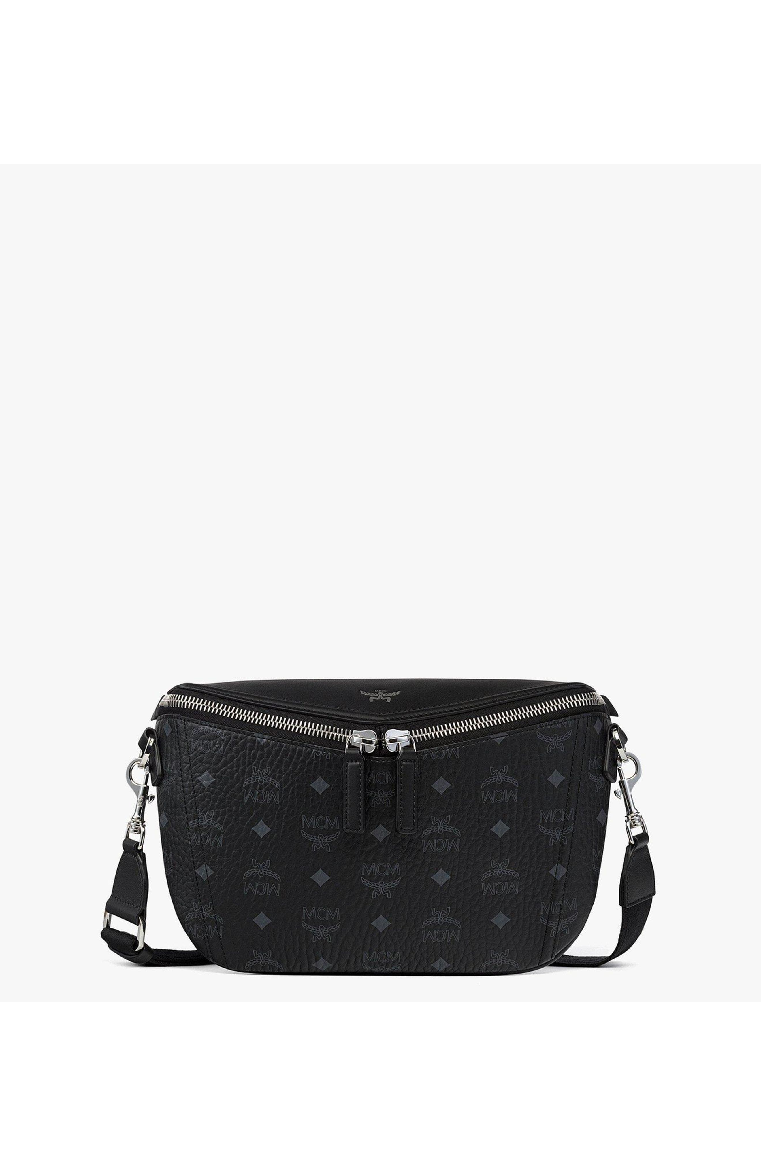 Mcm Small Diamant 3d Crossbody In Black