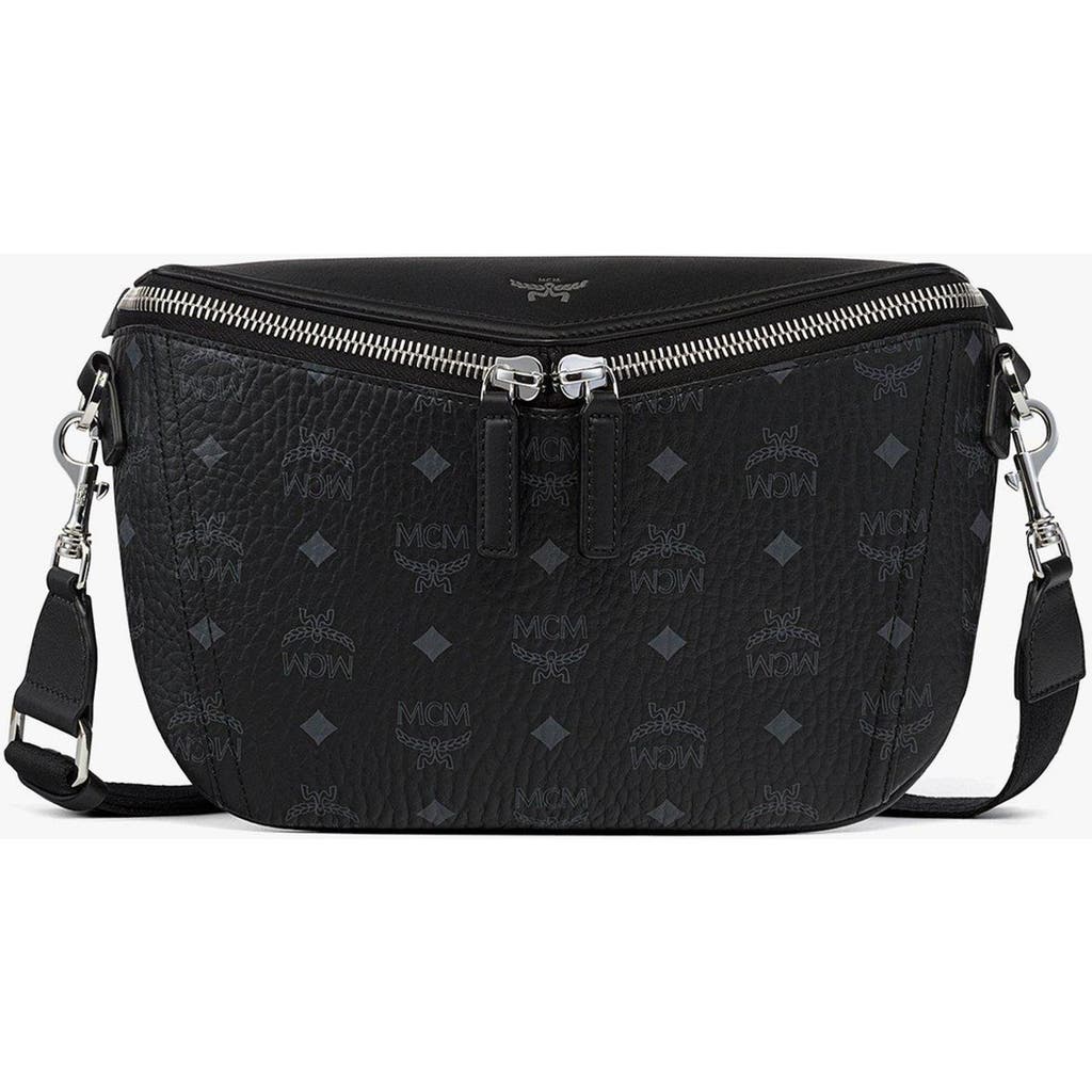 Mcm Small Diamant 3d Crossbody In Black