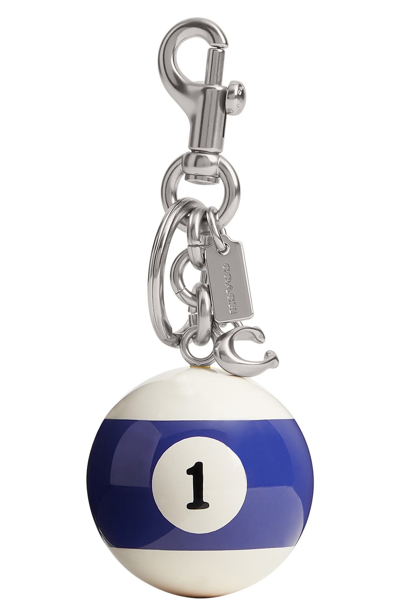 COACH One Ball Bag Charm, Main, color, 