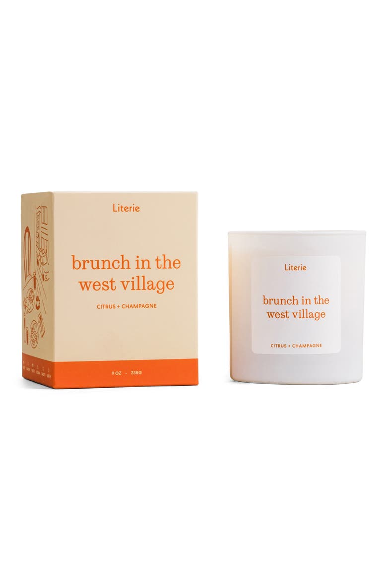 Brunch in the West Village Candle, Alternate, color, ORANGE