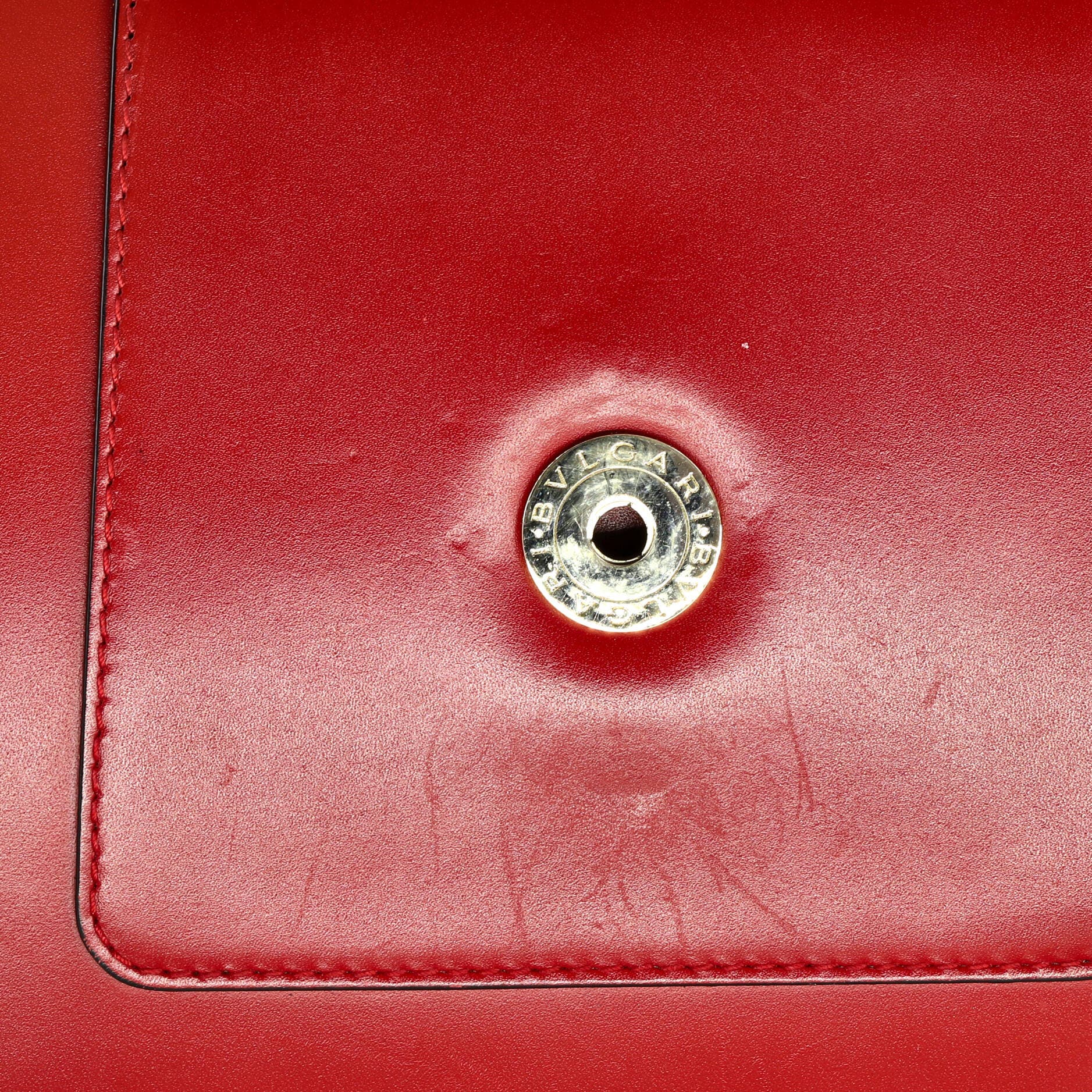 Serpenti Forever Top Handle Bag Leather Small, Alternate, color, Red