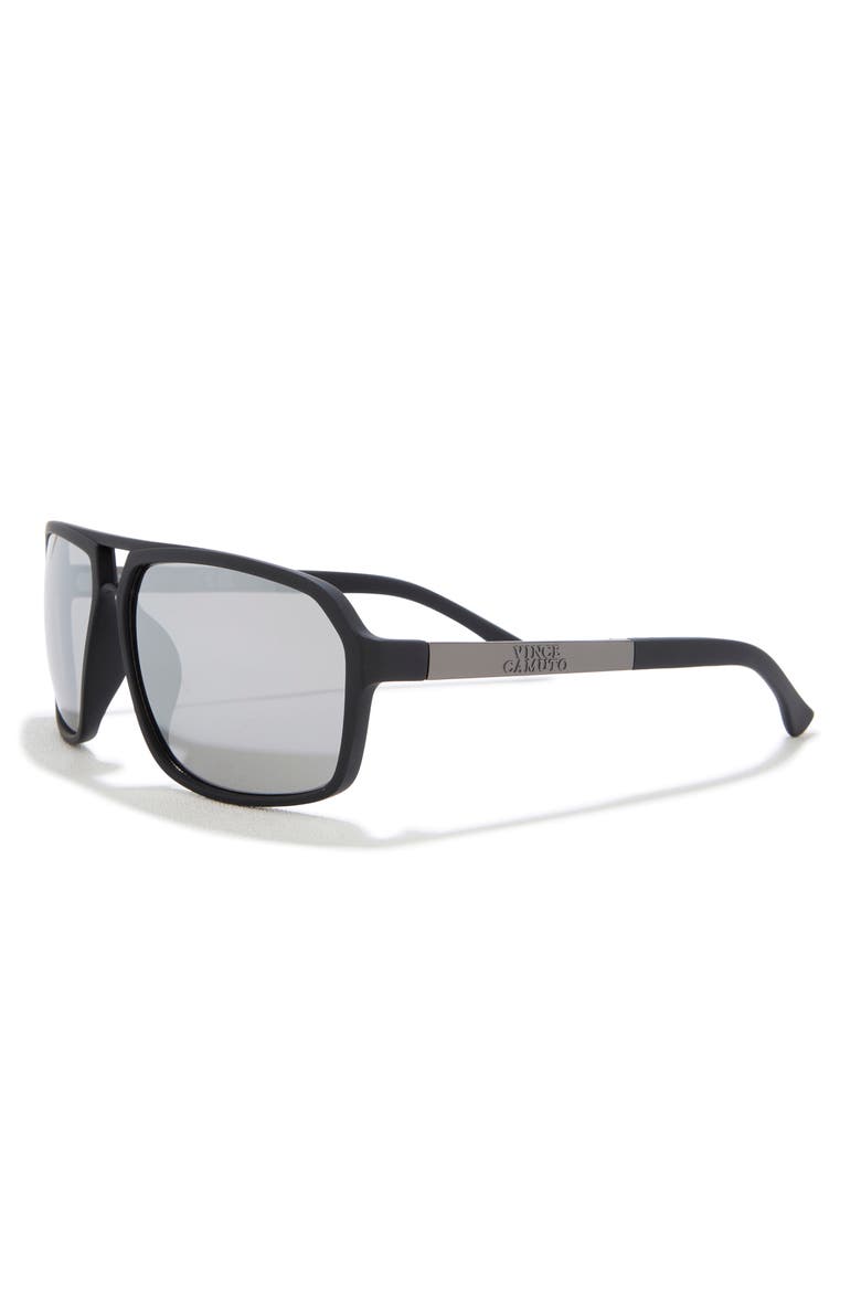 135mm Aviator Sunglasses, Alternate, color, BLACK