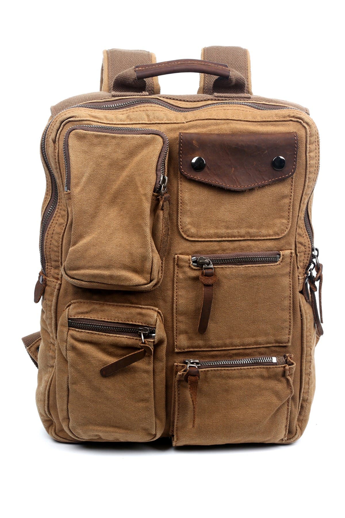 THE SAME DIRECTION Ridge Valley Canvas Backpack, Alternate, color, 