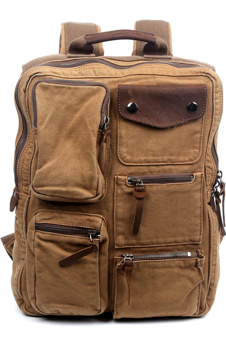 THE SAME DIRECTION Ridge Valley Canvas Backpack, Alternate, color,