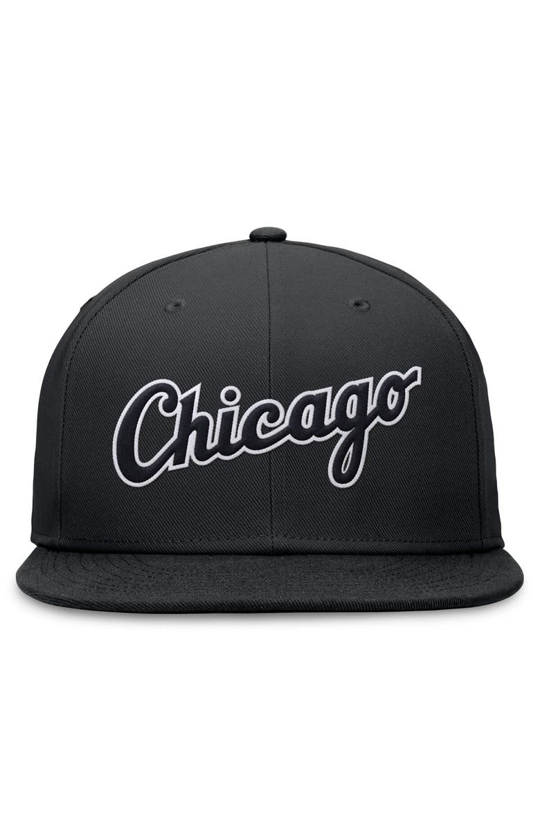 Nike Men's Nike Black Chicago White Sox Evergreen Performance Fitted Hat, Alternate, color, Black