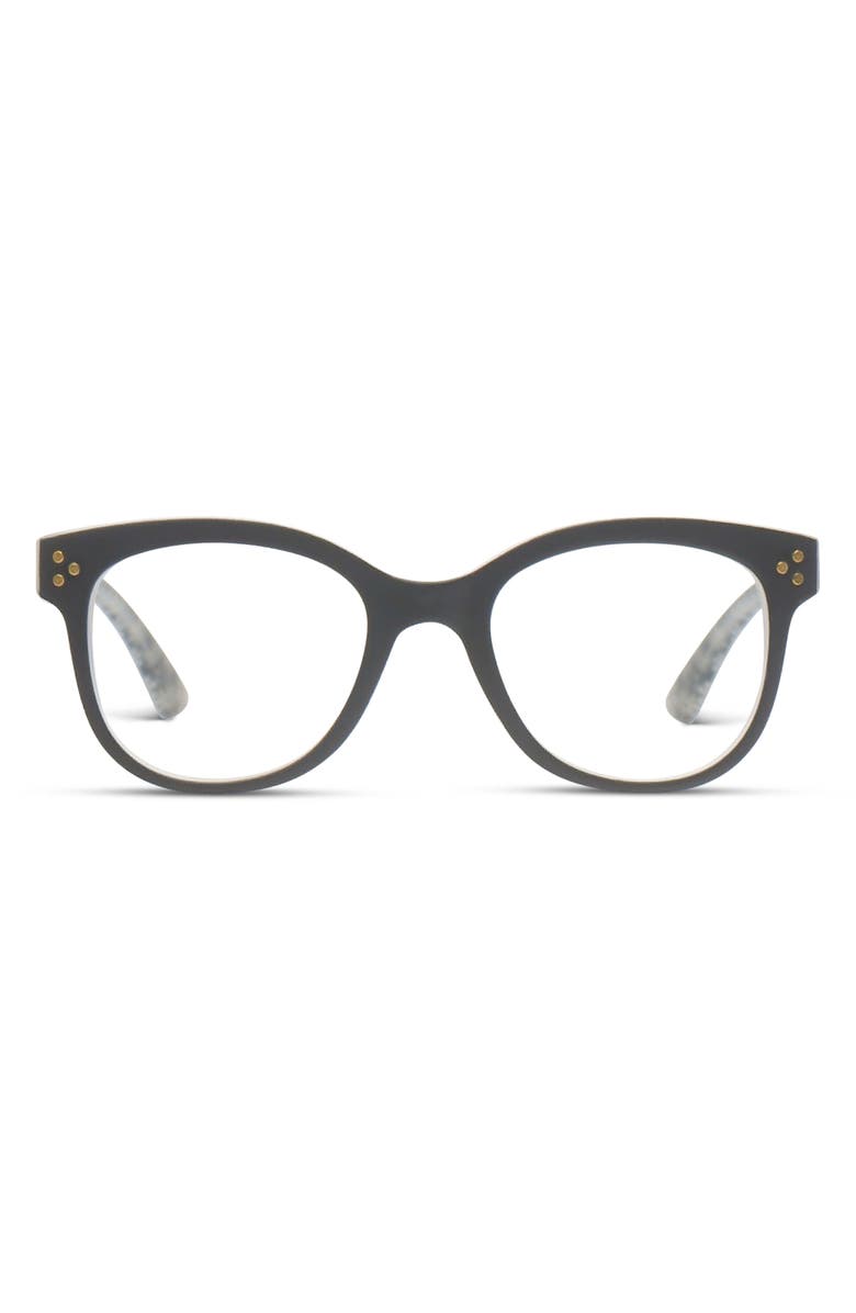 Peepers Flower Child 50mm Round Blue Light Blocking Reading Glasses, Main, color,