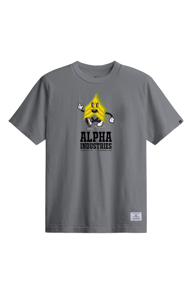 Alpha Industries Badge Logo Graphic T-Shirt, Main, color,