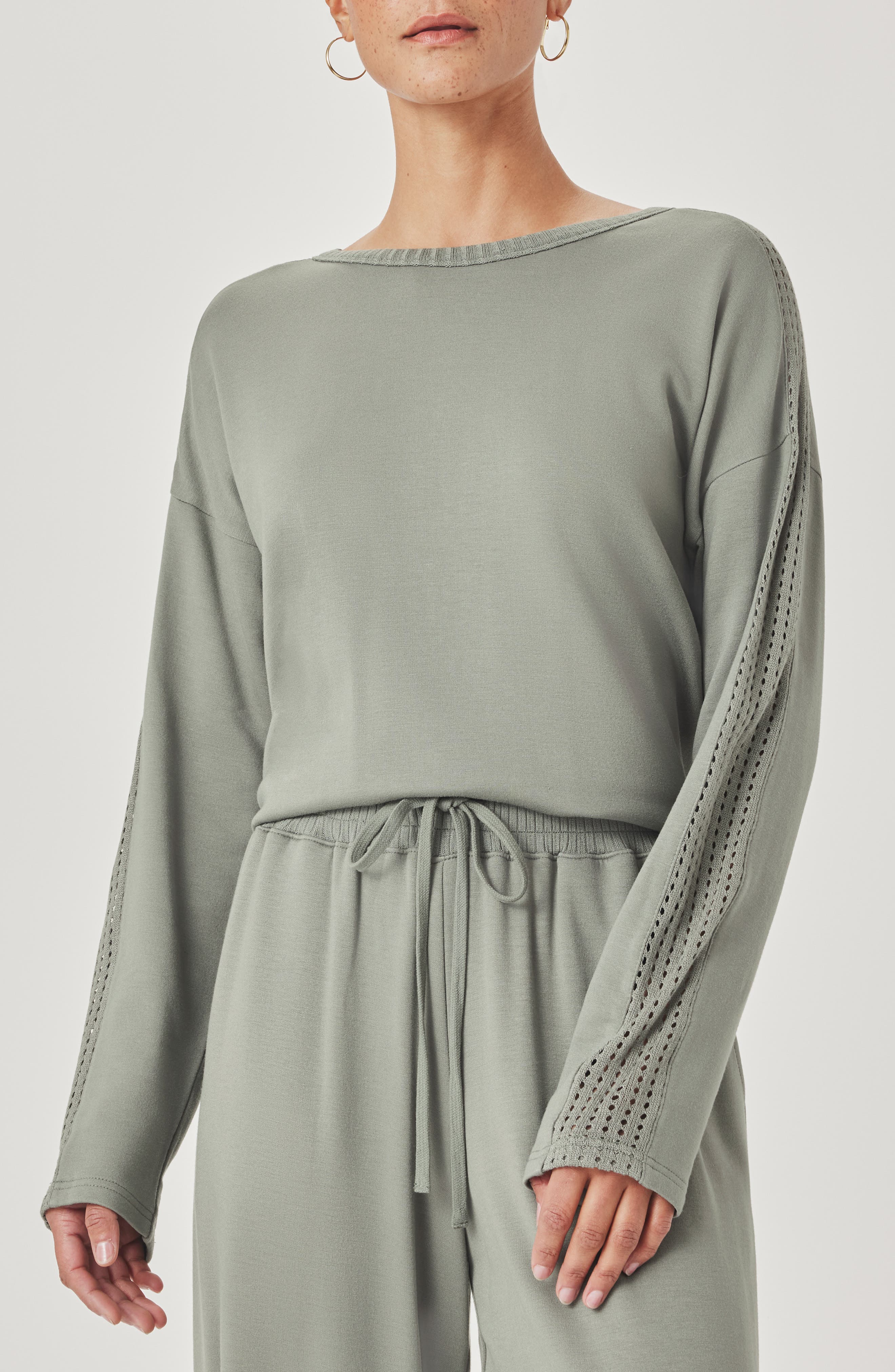 Jada Pointelle Sweatshirt - image 3