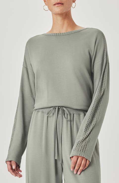 Jada Pointelle Sweatshirt