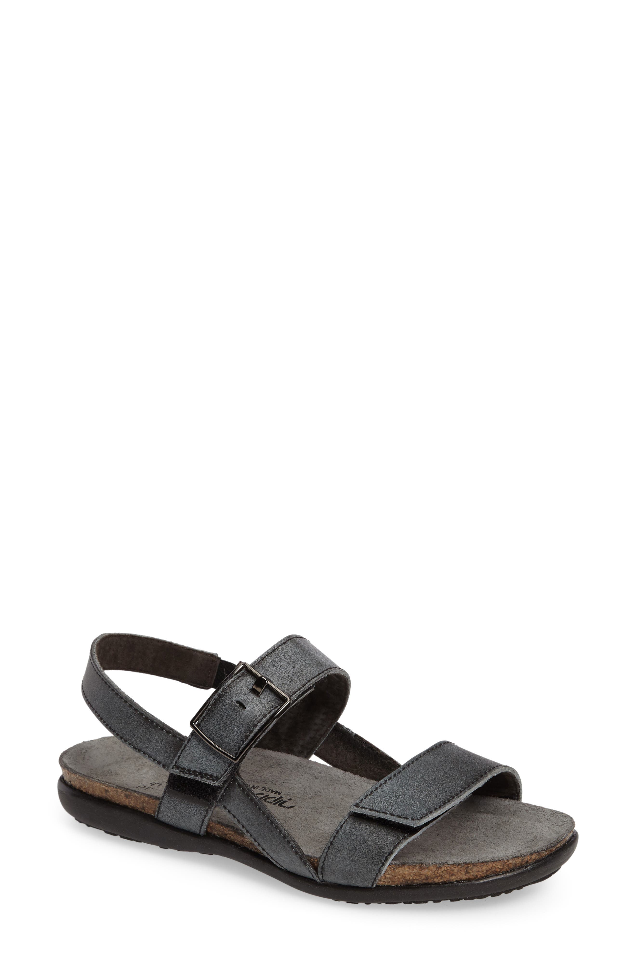 Norah Sandal, Main, color, VINTAGE SMOKE LEATHER