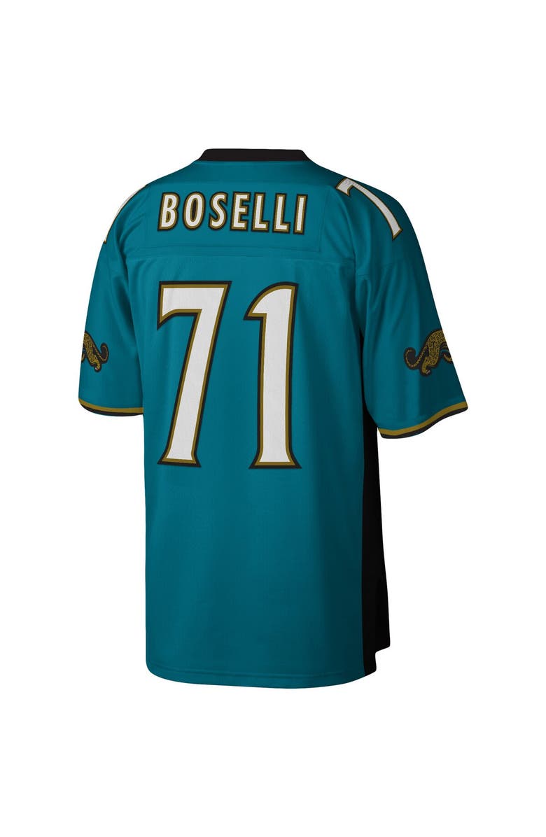 Mitchell & Ness Men's Mitchell & Ness Tony Boselli Teal Jacksonville Jaguars Legacy Replica Jersey, Alternate, color, Teal