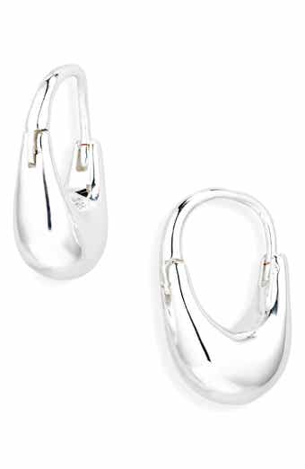 NORDSTROM RACK Oval Hoop Earrings