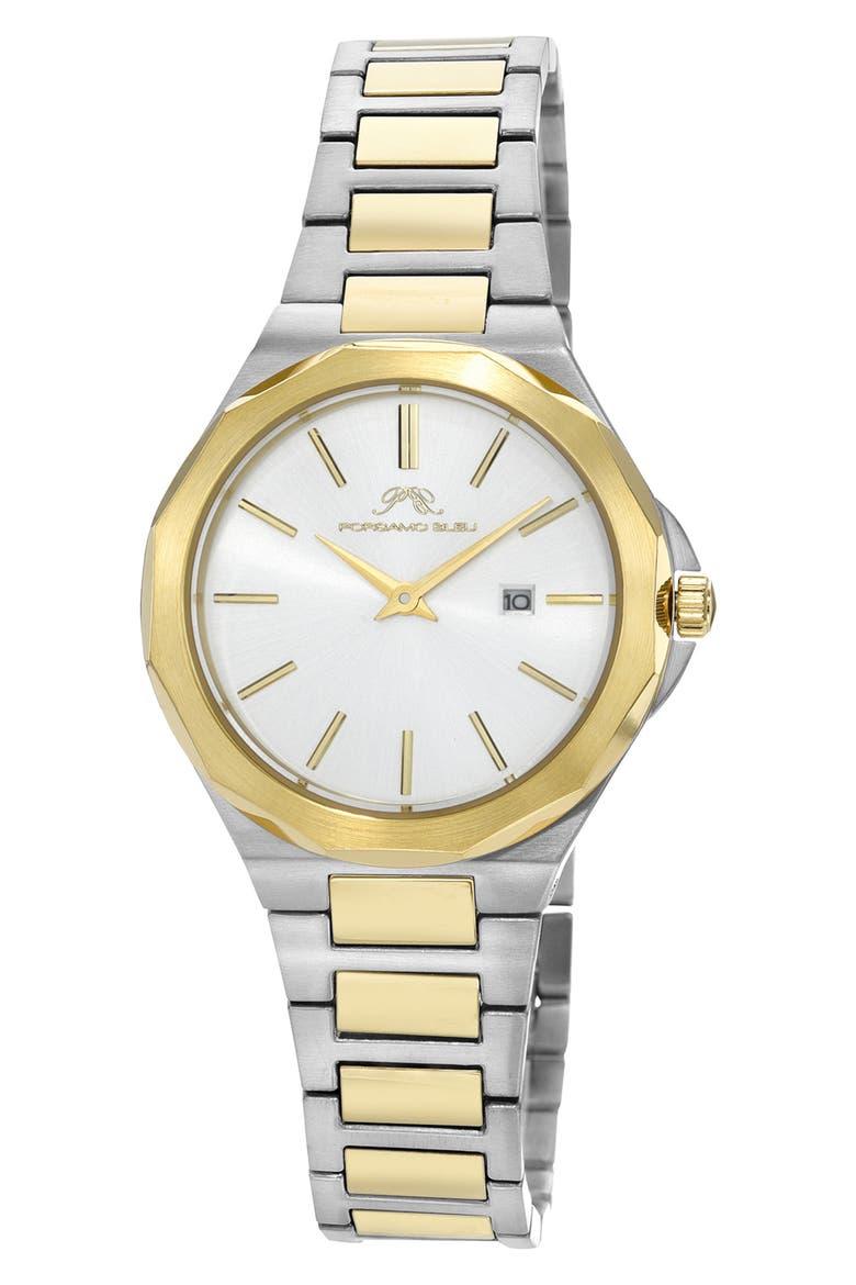 Victoria Two-Tone Bracelet Strap Watch, 33mm, Main, color, TWO TONE