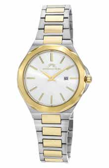 PORSAMO BLEU Victoria Two-Tone Bracelet Strap Watch, 33mm