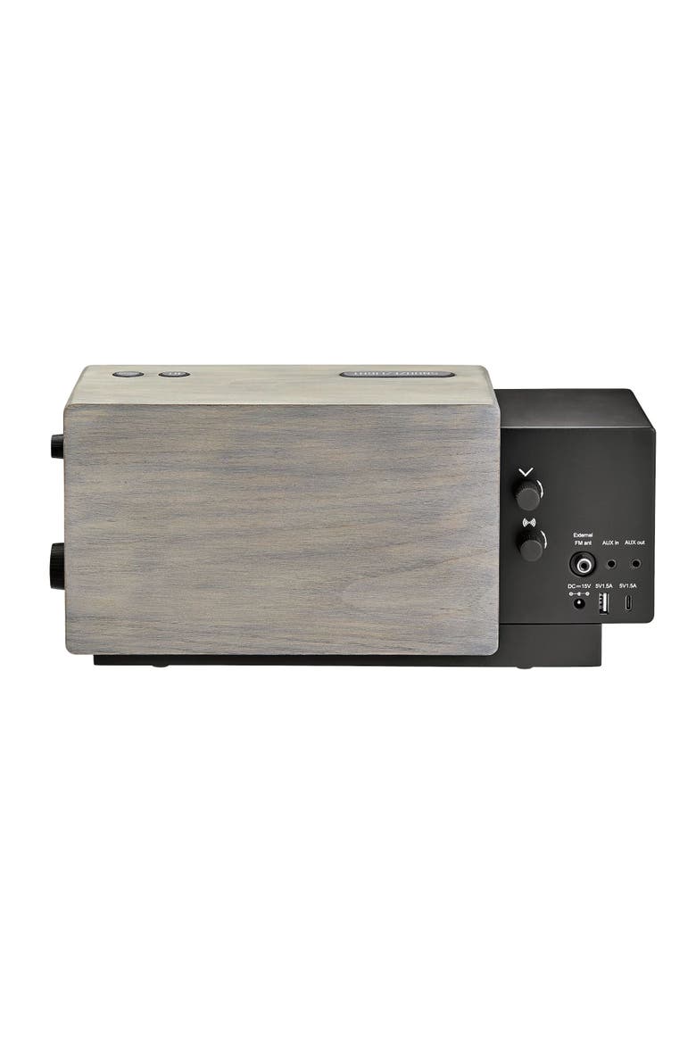 Precision Tone Clock Radio, Silver Tone, Alternate, color, Silver