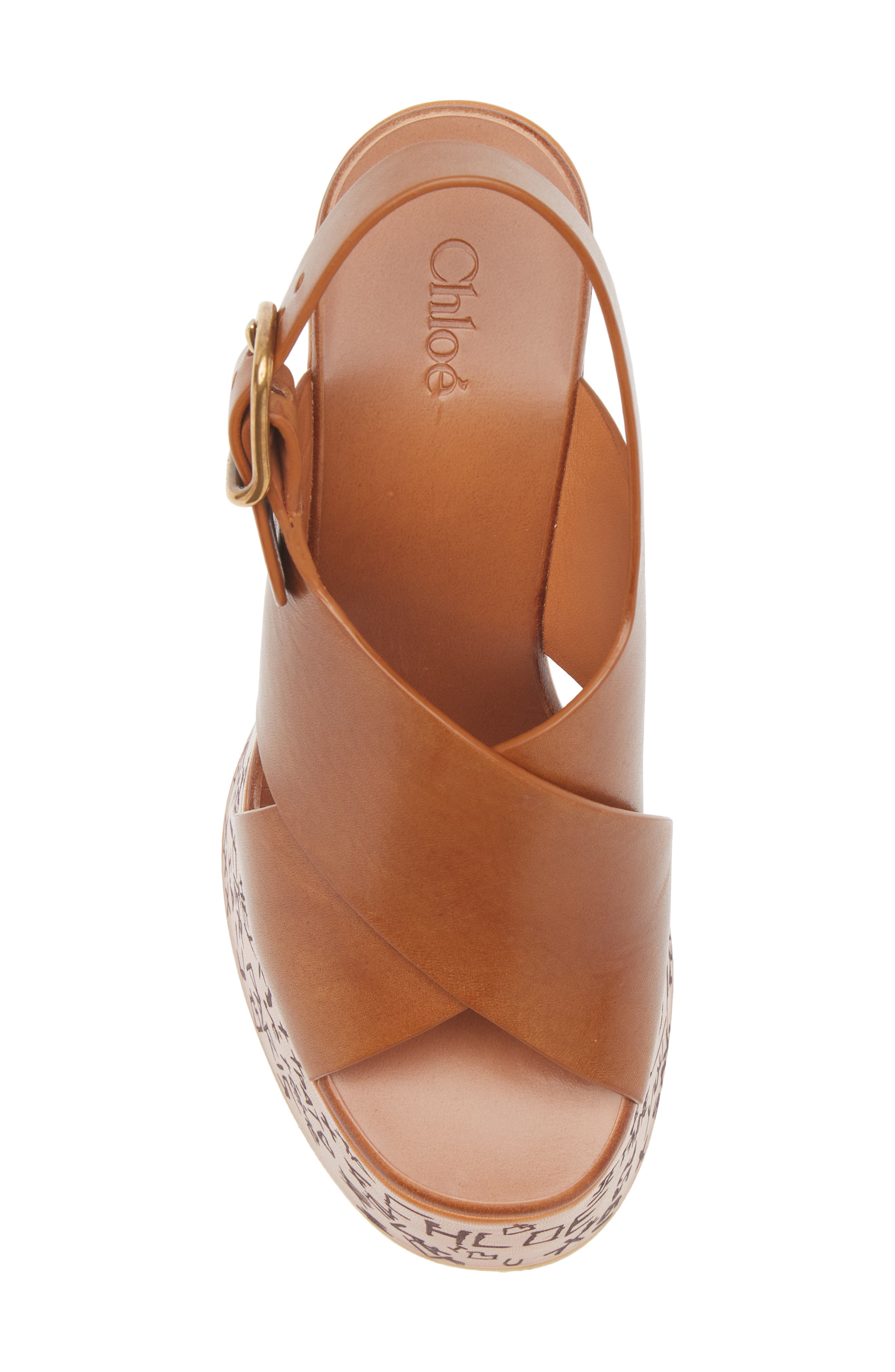 Maxime Wedge Sandal, Alternate, color, 27T GINGER BROWN