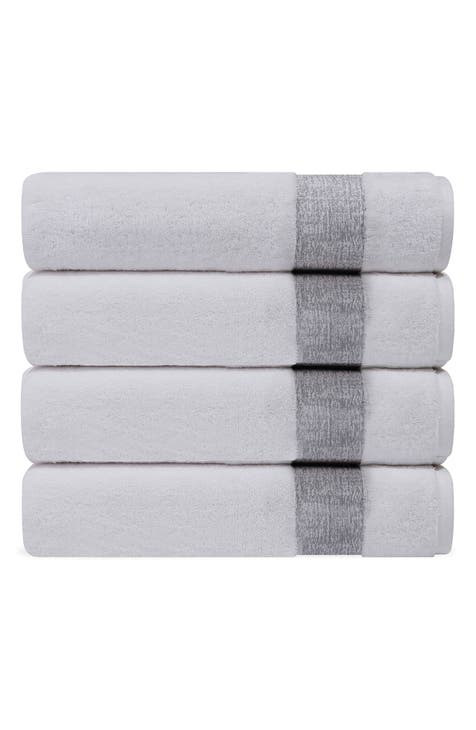 Pera 4-Piece Turkish Cotton Washcloths