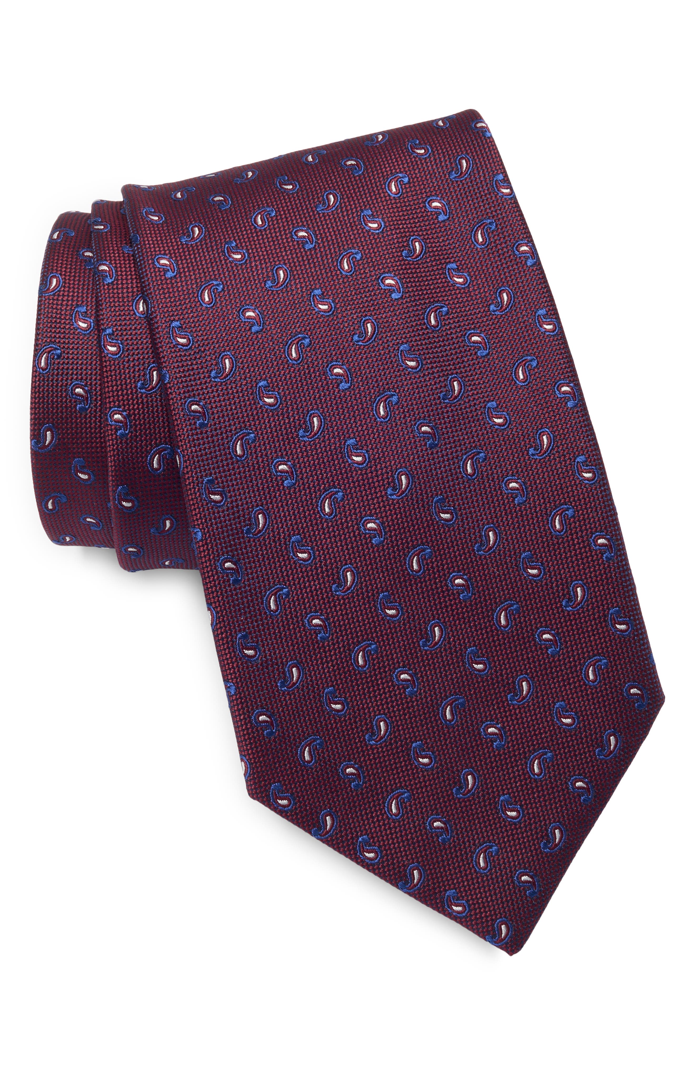 Paisley Silk Blend Tie