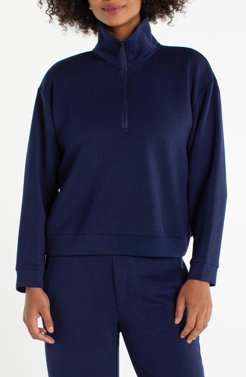 Cozy Knit Half Zip Pullover