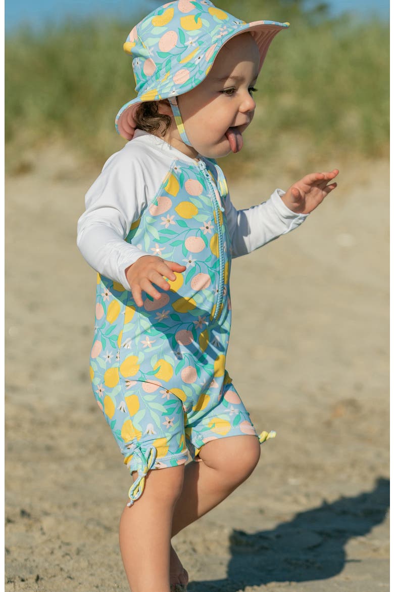 Kids' Lemon Drops Reversible Bucket Hat, Alternate, color, PINK BLUE MULTI