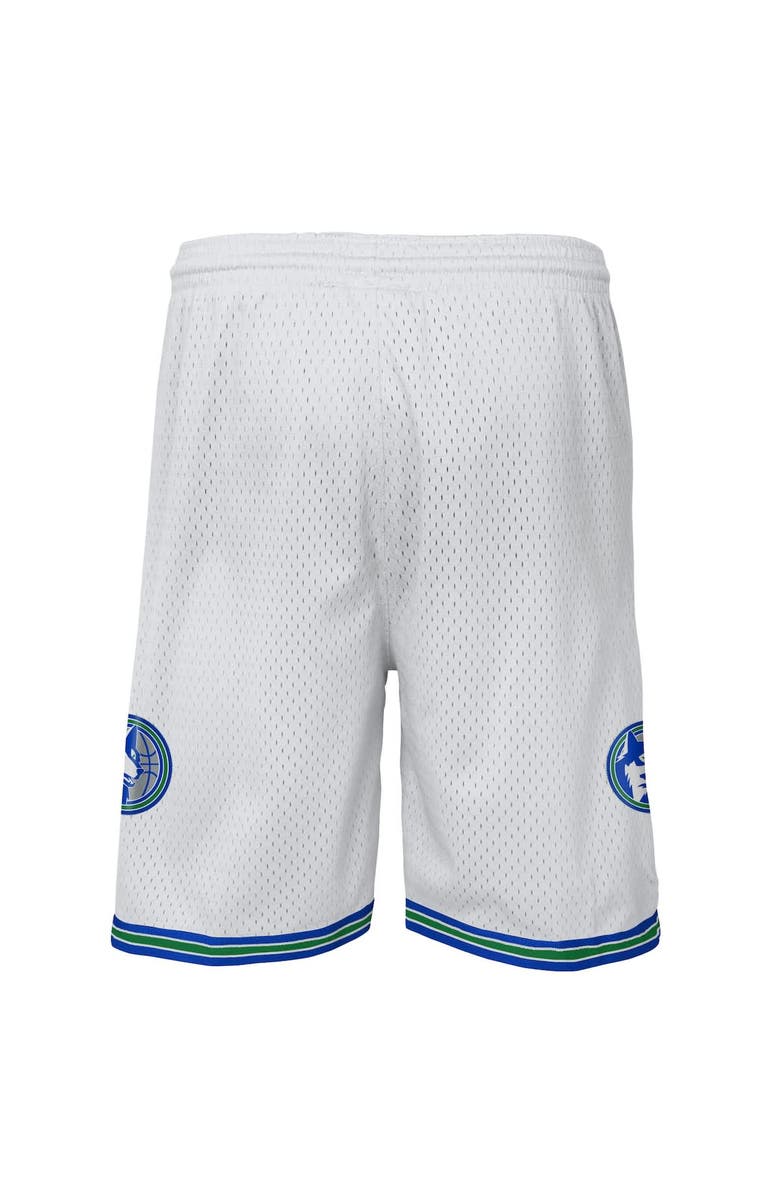 Mitchell & Ness Youth Mitchell & Ness  White Minnesota Timberwolves Swingman Shorts, Alternate, color, White
