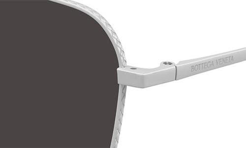 Bottega Veneta 55mm Square Sunglasses In Gray