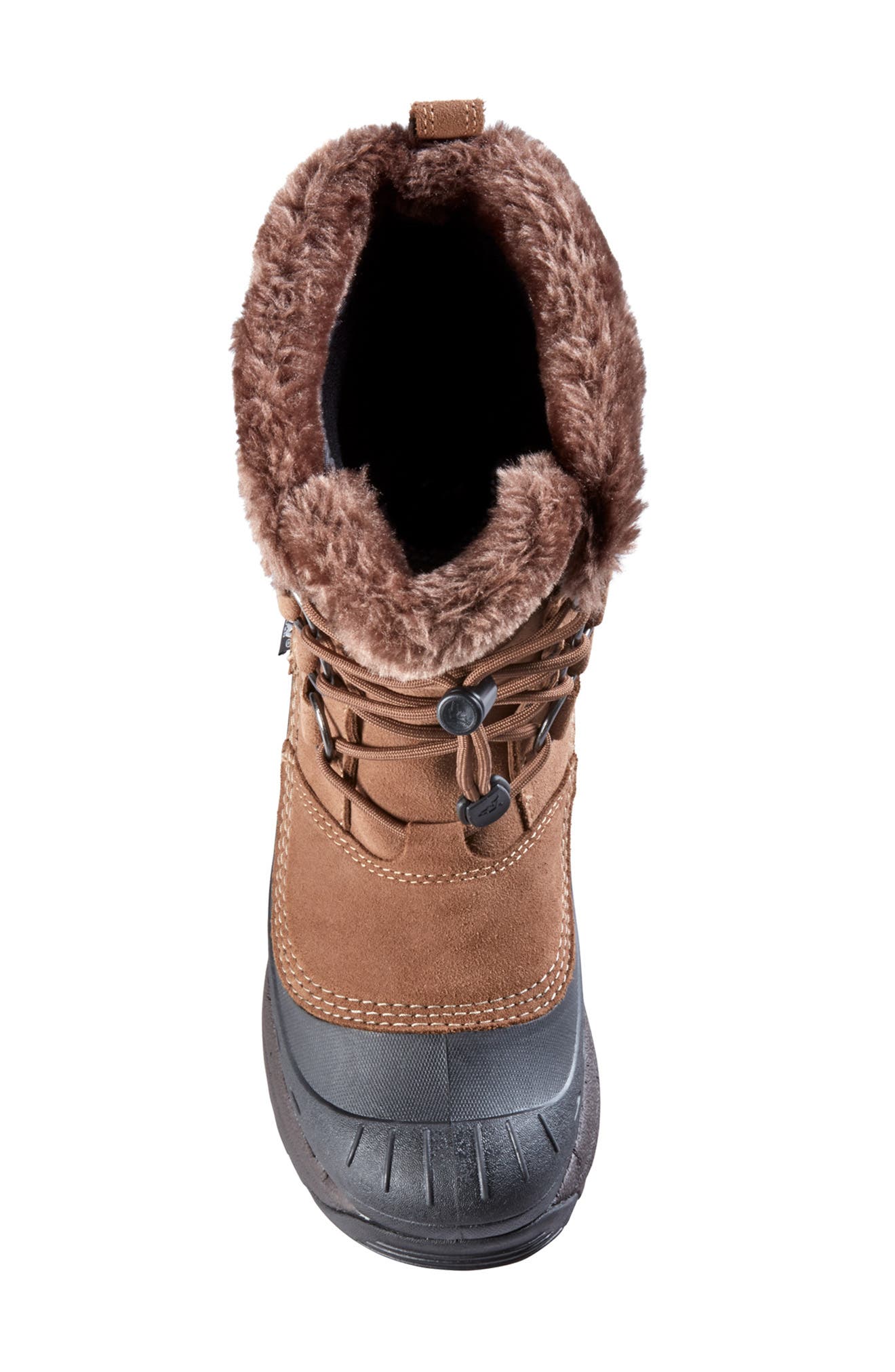 Baffin Chloe Waterproof Winter Boot with Faux Fur Trim, Alternate, color, Taupe-Bg4