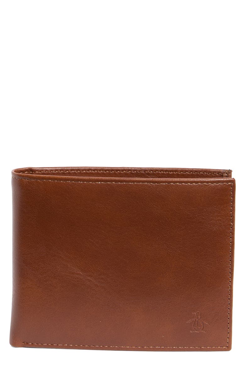 Bifold Leather ID Wallet, Main, color, LUGG