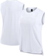 FANATICS Women's Fanatics White Philadelphia Eagles Studio Gym Tank Top
