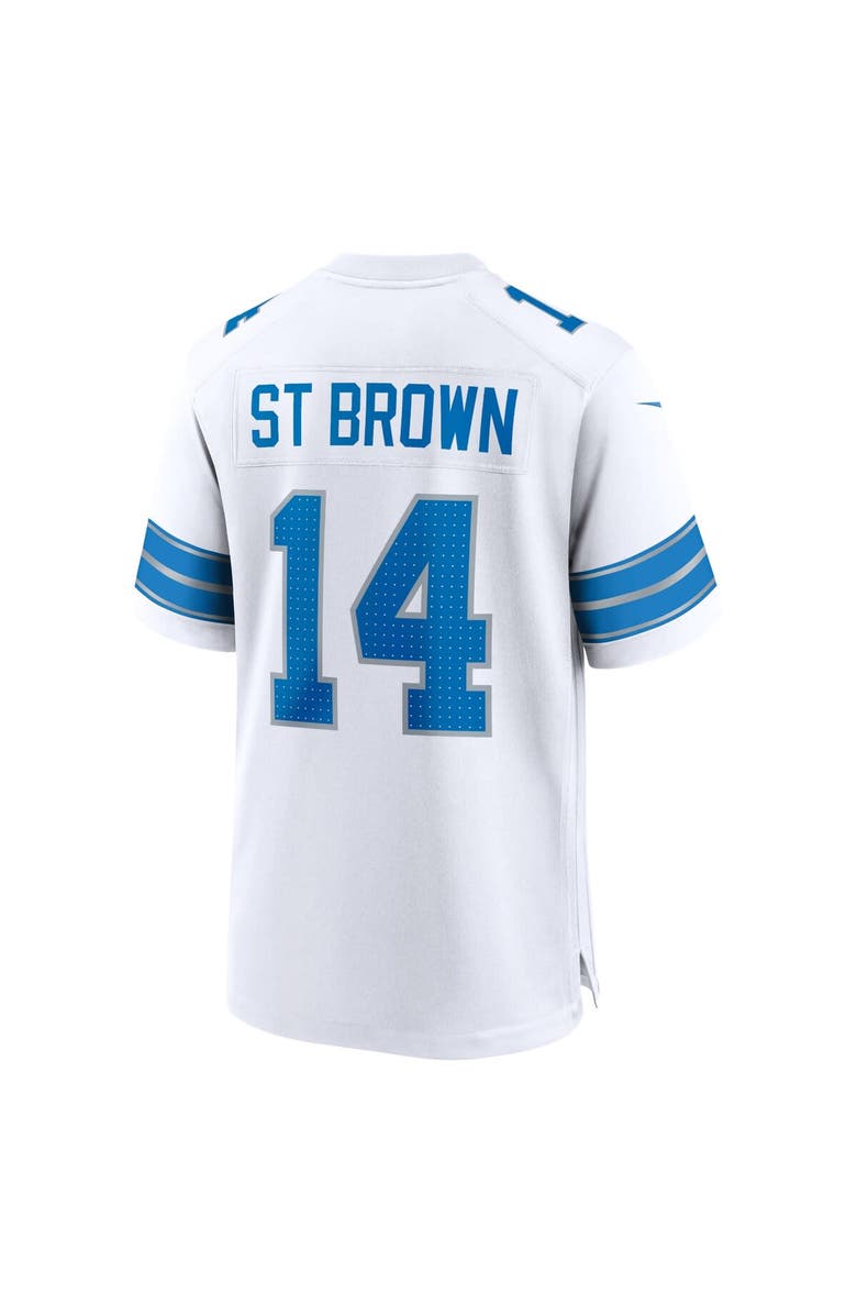 Nike Men's Nike Amon-Ra St. Brown White Detroit Lions Game Jersey, Alternate, color, White