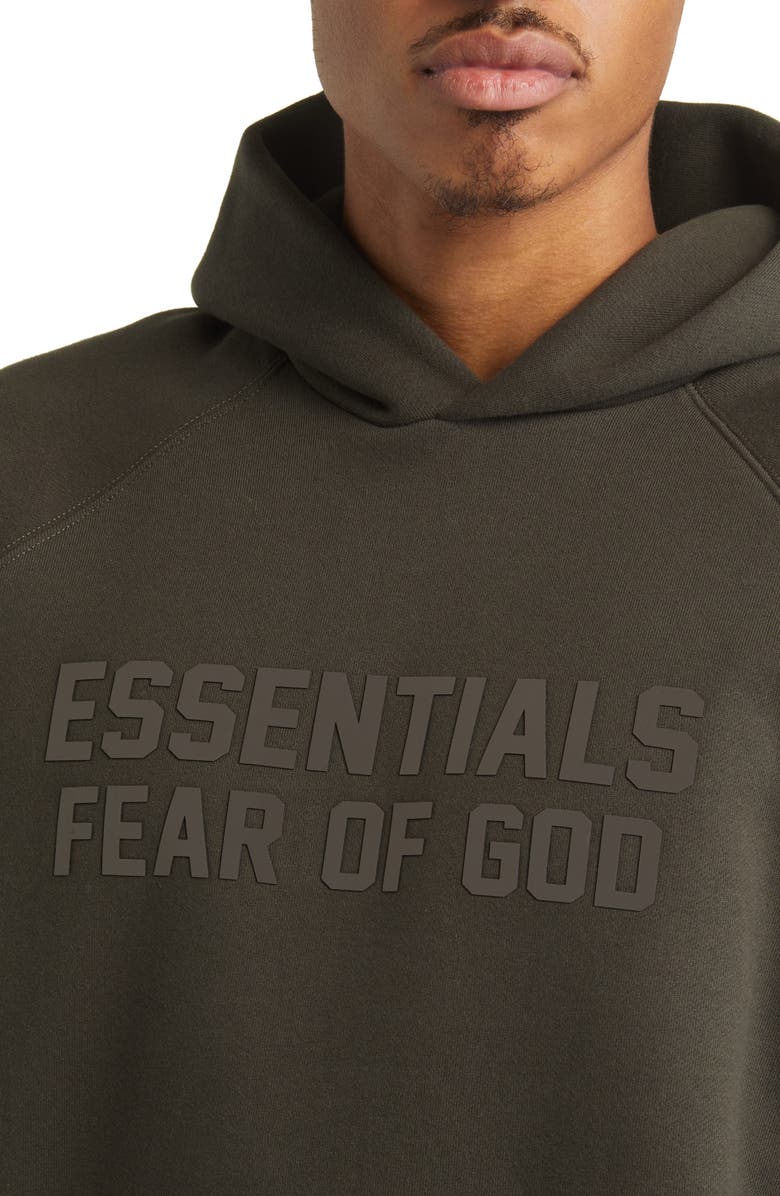 Fear of God Essentials Logo Graphic Hoodie, Alternate, color,