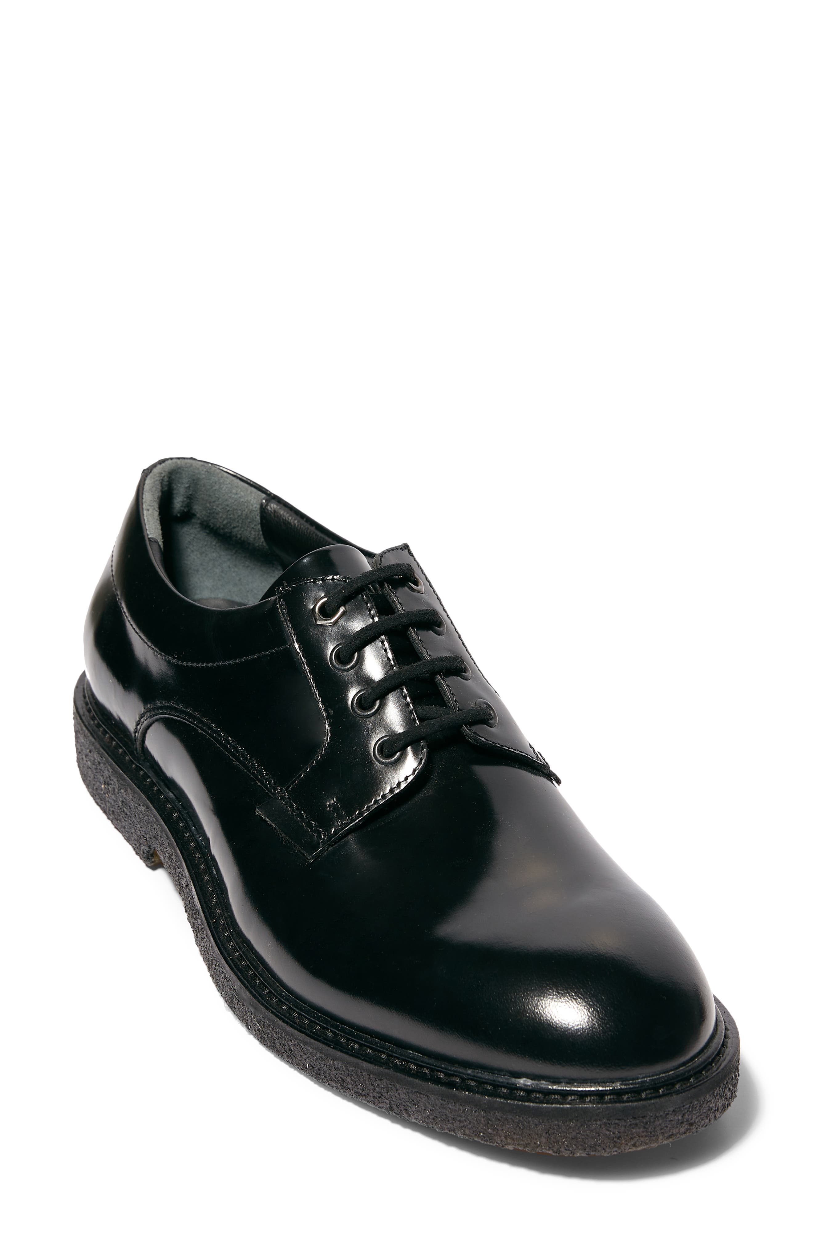 AllSaints Mak Plain Toe Derby, Main, color, 