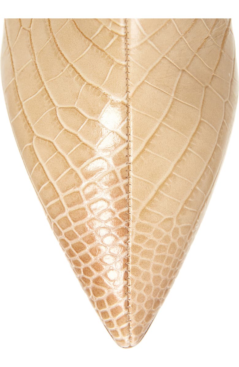 Paris Texas Croc Embossed Knee High Boot, Alternate, color,