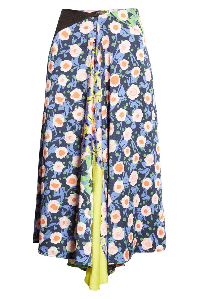 Lilah Floral Print Skirt, Alternate, color, FLOWER MARKET MIX