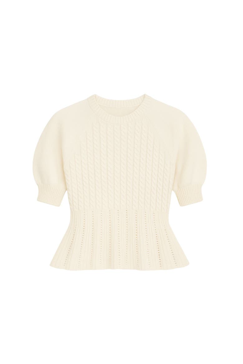 Ella Knit Sweater, Alternate, color, Ivory