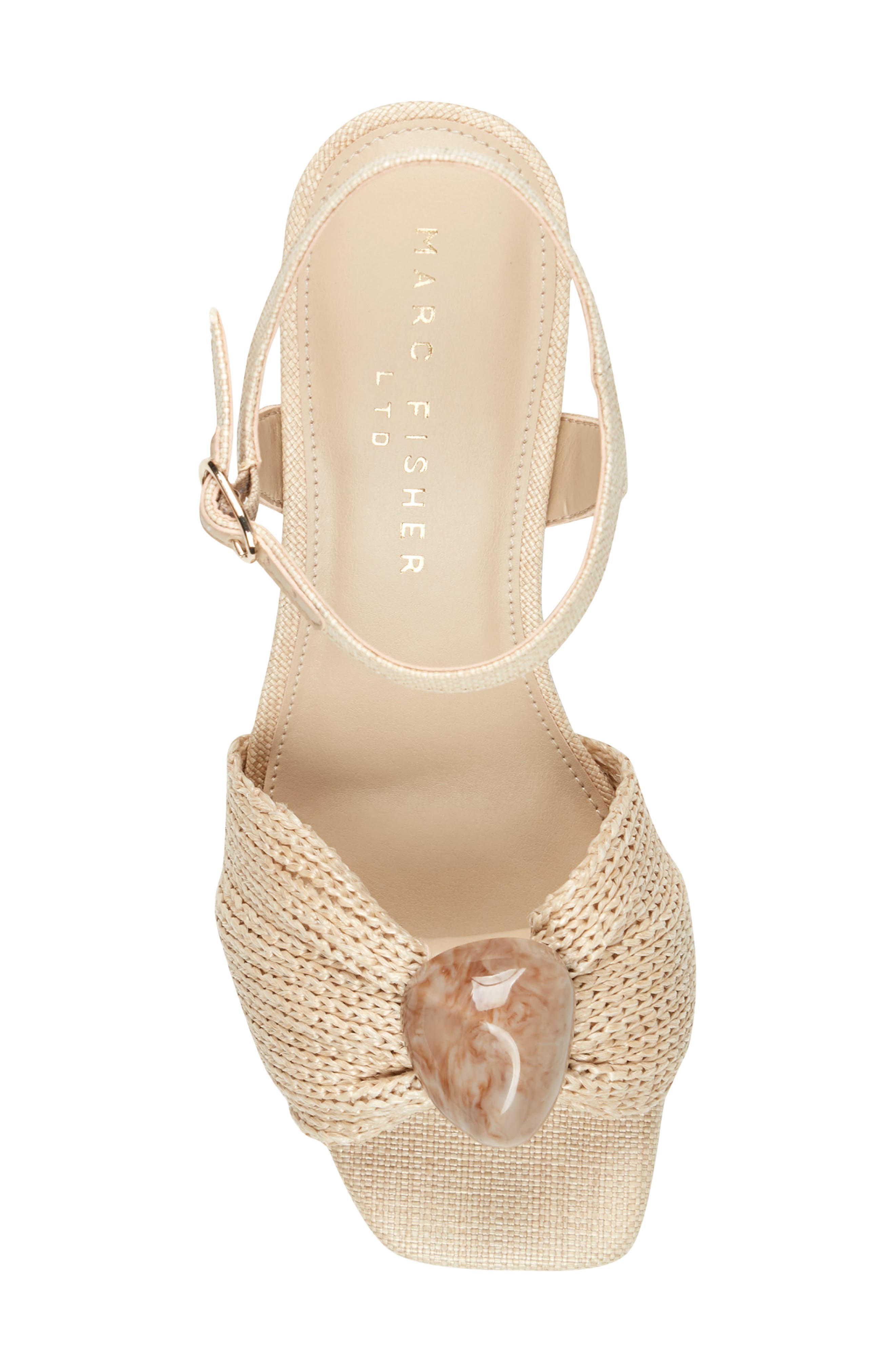 Candey Platform Sandal, Alternate, color, NATURAL