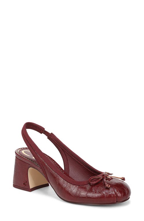Circus Ny By Sam Edelman Diane Slingback Pump In Burgundy