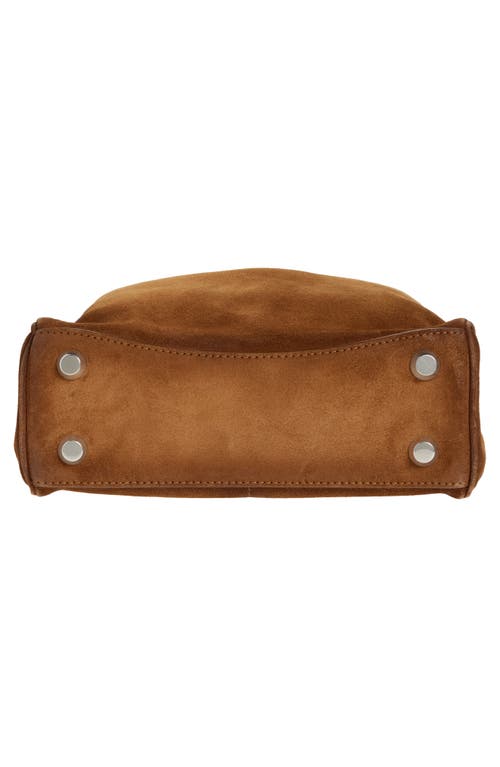 Balenciaga Small Rodeo Suede Top Handle Bag In Brown