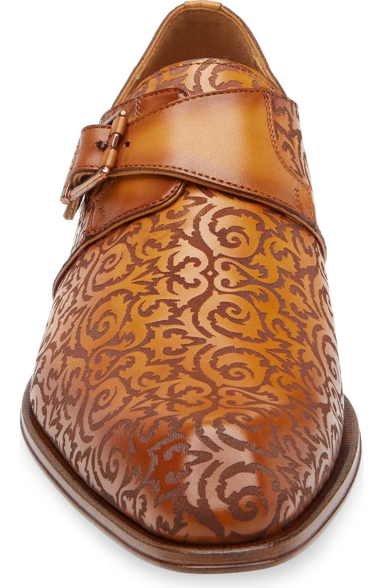 Mezlan Soria Monk Strap Loafer, Alternate, color, Camel